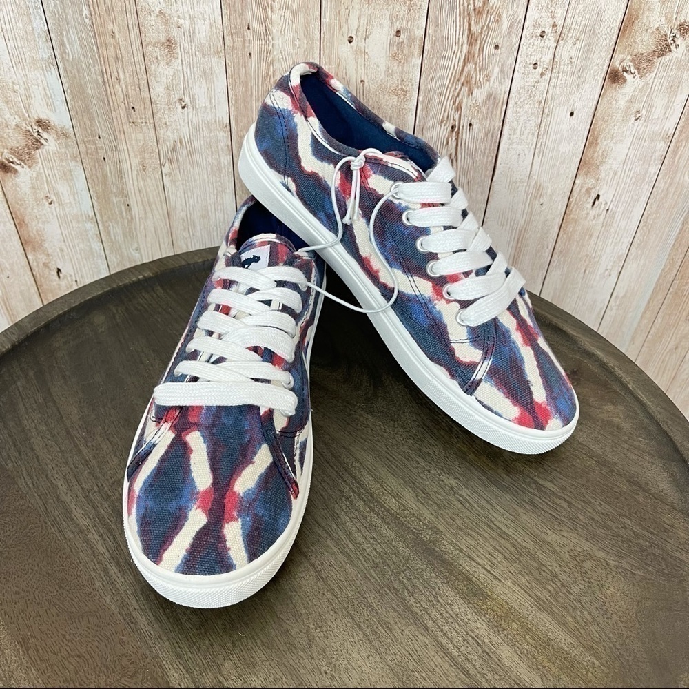 Rocket Dog Canvas Tie Dye Ikat Print Sneaker Size 10 Women